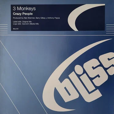 Crazy People by 3 Monkeys - album cover