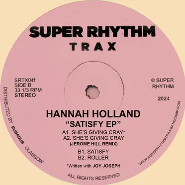 Satisfy EP by Hannah Holland - album cover