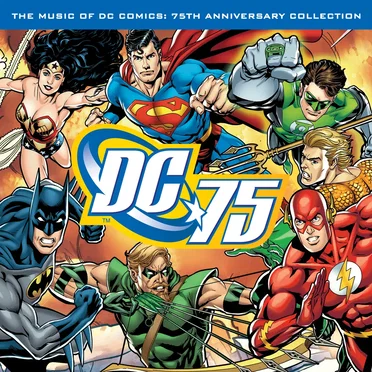 The Music of DC Comics: 75th Anniversary Collection by Various Artists - album cover