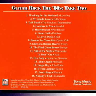 Guitar Rock: The '80s: Take Two by Various Artists - album cover