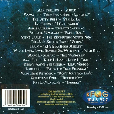 KFOG: Live From the Archives 12 by Various Artists - album cover