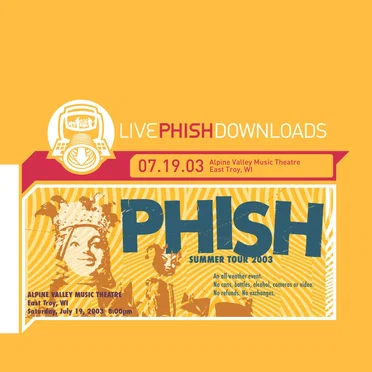 2003-07-19: Alpine Valley Music Theatre, East Troy, WI, USA