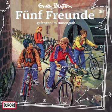 Fünf Freunde, Episode 36: gefangen im Hünengrab by Enid Blyton - album cover