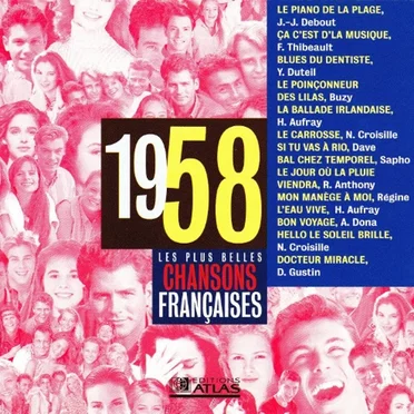 Les Plus Belles Chansons françaises : 1958 by Various Artists - album cover
