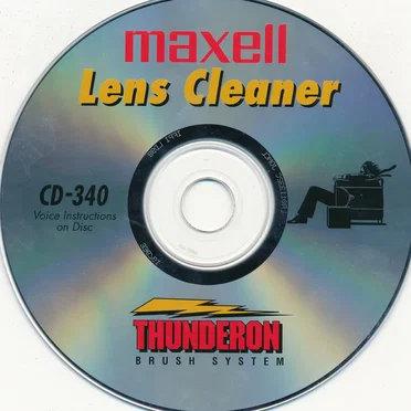 Maxell CD-340 Laser Lens Cleaner by [no artist] - album cover