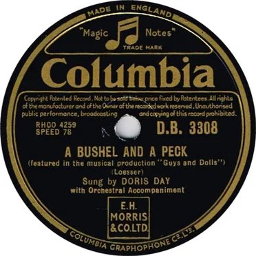 A Bushel and a Peck / If I Were a Bell