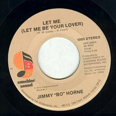 Let Me (Let Me Be Your Lover) by Jimmy “Bo” Horne - album cover