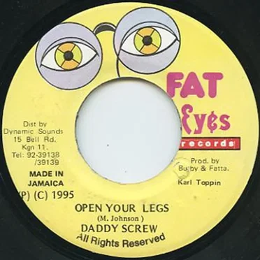 Open Your Legs by Daddy Screw - album cover