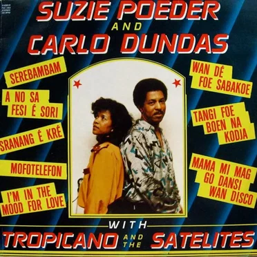 Suzie poeder and carlo dundas with tropicano and the satelites