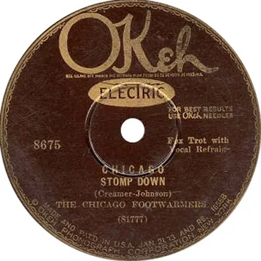 Chicago Stomp Down / Goin' to Town by The Chicago Footwarmers - album cover