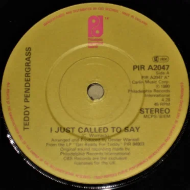 I Just Called to Say