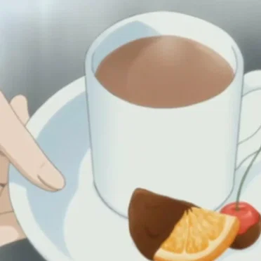 here's your hot chocolate