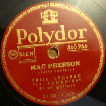 Mac Pherson / La Complainte du pêcheur