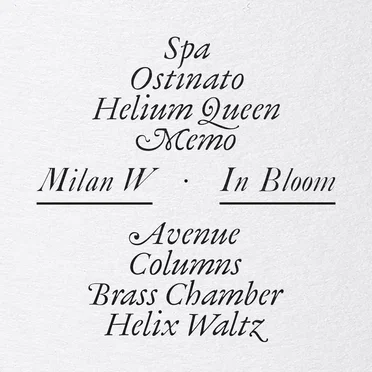 In Bloom by Milan W. - album cover