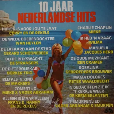 10 jaar Nederlandse hits by Various Artists - album cover