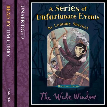 A Series of Unfortunate Events, Book 3: The Wide Window by Lemony Snicket - album cover