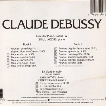 Etudes for Piano, Books I & II