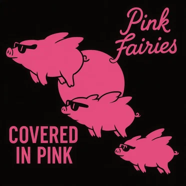 Covered In Pink by Pink Fairies - album cover