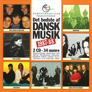 Det bedste af dansk musik 1987-88 by Various Artists - album cover