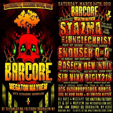 Live At Knitting Factory Brooklyn-BARCORE 03/24/12