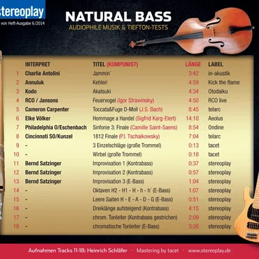 Stereoplay: Natural Bass, Volume 1 by Various Artists - album cover