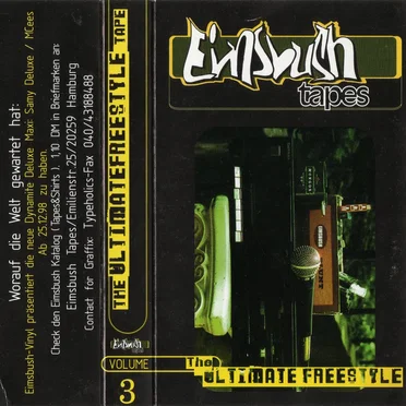 Eimsbush Tapes, Volume 3: The Ultimate Freestyle Tape by Various Artists - album cover