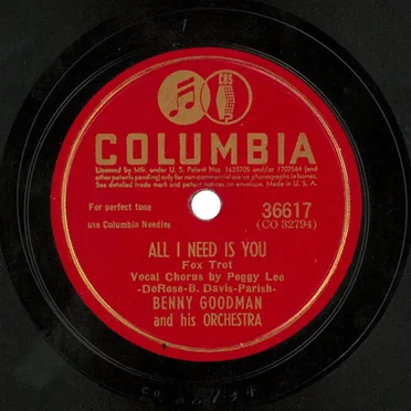 All I Need Is You / On the Sunny Side of the Street