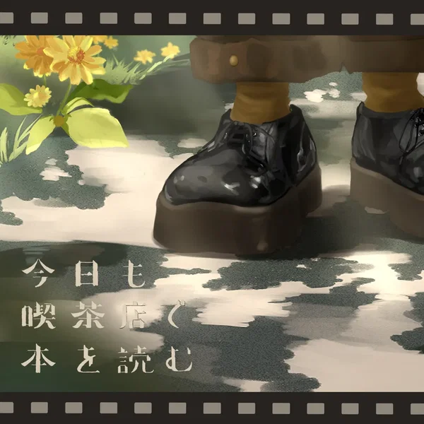 今日も喫茶店で本を読む