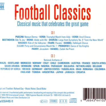 Football Classics by Various Artists - album cover