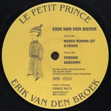 Never Gonna Let by Erik van den Broek - album cover
