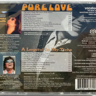 Pure Love / A Legend in My Time