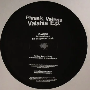 Valahia E.p. by Phrasis Veteris - album cover