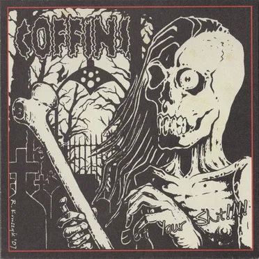 Eat Your Shit / Lobotomized by Coffins - album cover