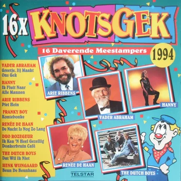 16x knotsgek: 16 daverende meestampers 1994 by Various Artists - album cover