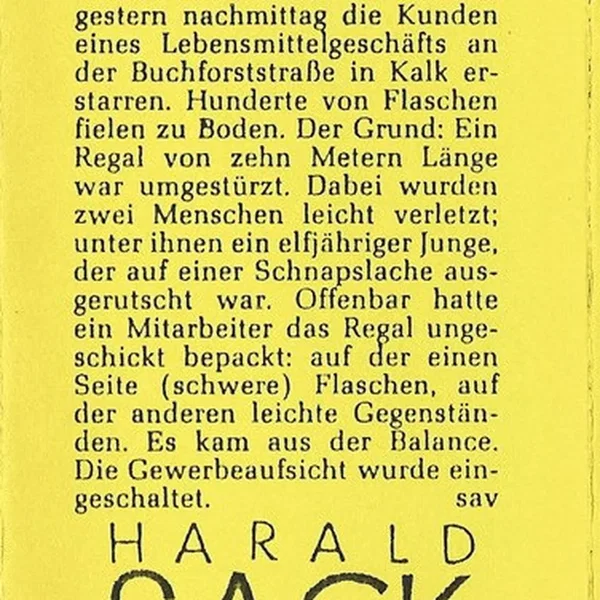 Zehn Meter langes Regal kippte um