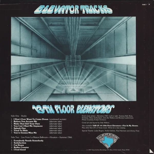 Elevator tracks