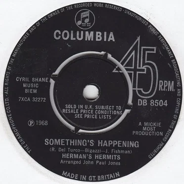 Something's Happening / The Most Beautiful Thing in My Life