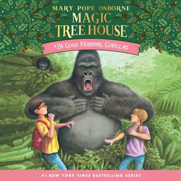 Magic Tree House Book #26: Good Morning, Gorillas by Mary Pope Osborne - album cover