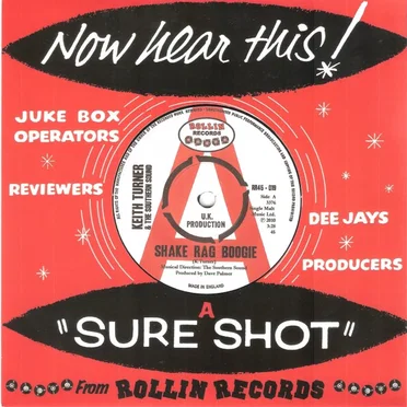Shake Rag Boogie by Keith Turner - album cover