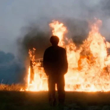 back to the fire.