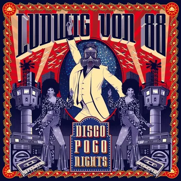Disco Pogo Nights by Ludwig Von 88 - album cover