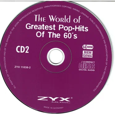 The World of Greatest Pop‐Hits of The 60’s by Various Artists - album cover