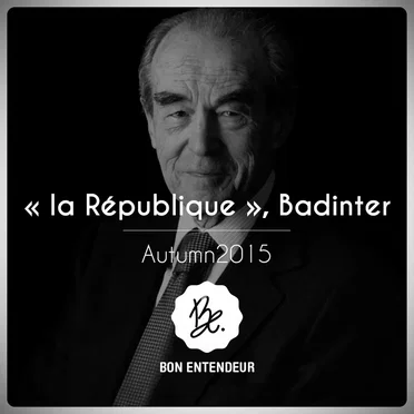 La République, Badinter by Bon Entendeur - album cover