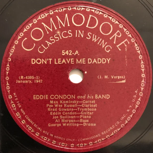 Don't Leave Me Daddy / Fidgety Feet