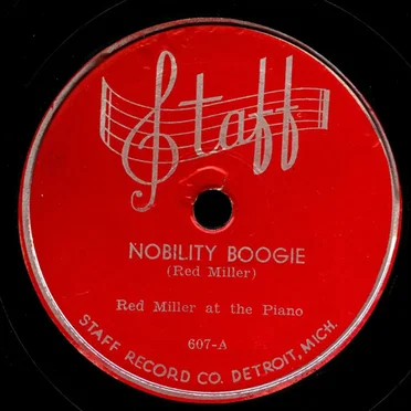 Nobility Boogie / Bewildered by Red Miller - album cover