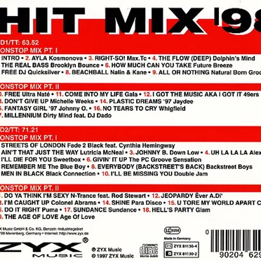 Hit Mix ’98 by Various Artists - album cover