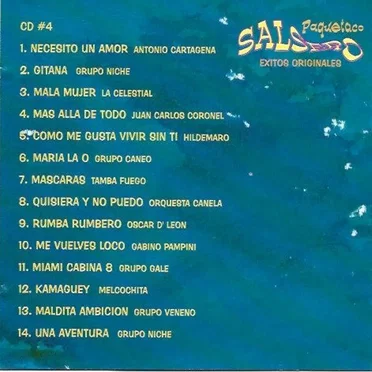 Paquetaco Salsero Vol 4 by Various Artists - album cover