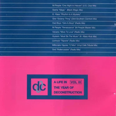 A Life in the Year of Deconstruction, Vol III by Various Artists - album cover