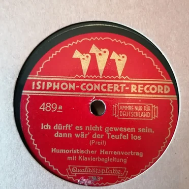Ich dürft’ es nicht gewesen sein, dann wär’ der Teufel los / Ich habe für garnichts Interesse!