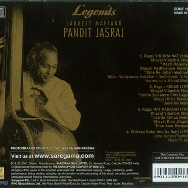 Legends: Sangeet Martand Pandit Jasraj (Vol. 4)